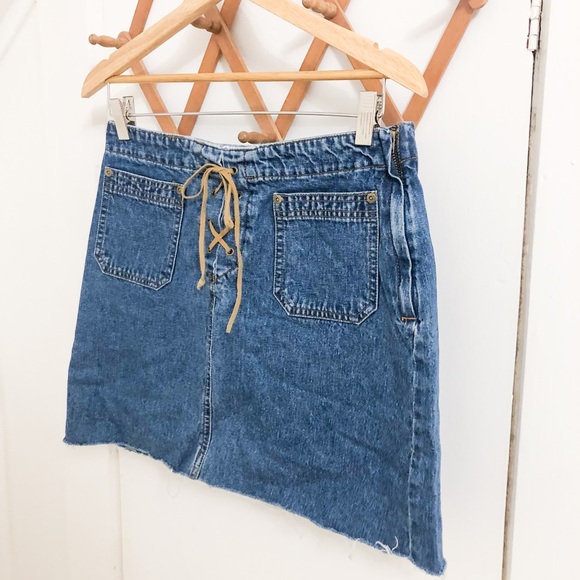Vintage Covington Denim Mini Skirt - Picture 2 of 7